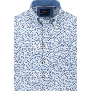 Fynch-Hatton Summer Poplin Print Shirt